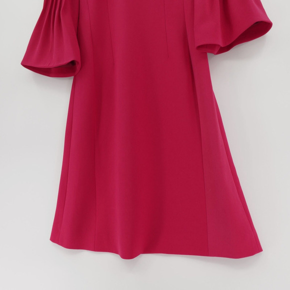 Rickie Freeman for Teri Jon Dress Womens 2 Fuchsia Crepe Evening Gown - Picture 4 of 14